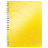 Leitz 4637 WOW cahier à spirale A4 ligné 80 g/m² 80 feuilles - jaune 46370016 226220