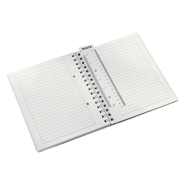 Leitz 4639 WOW cahier à spirale A5 ligné 80 g/m² 80 feuilles (2 trous) - bleu métallisé 46390036 211994 - 3