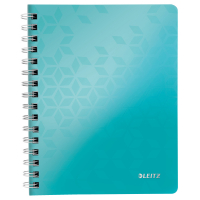 Leitz 4639 WOW cahier à spirale A5 ligné 80 g/m² 80 feuilles (2 trous) - menthe métallisé 46390051 211996