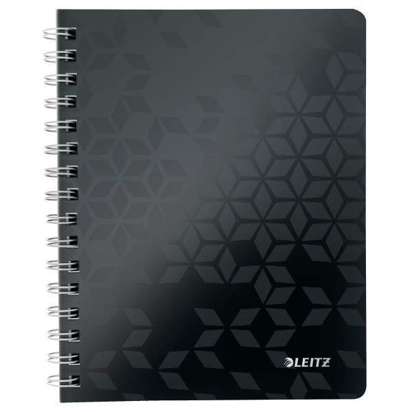 Leitz 4639 WOW cahier à spirale A5 ligné 80 g/m² 80 feuilles (2 trous) - noir 46390095 226224 - 1