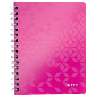 Leitz 4639 WOW cahier à spirale A5 ligné 80 g/m² 80 feuilles (2 trous) - rose métallisé 46390023 211993