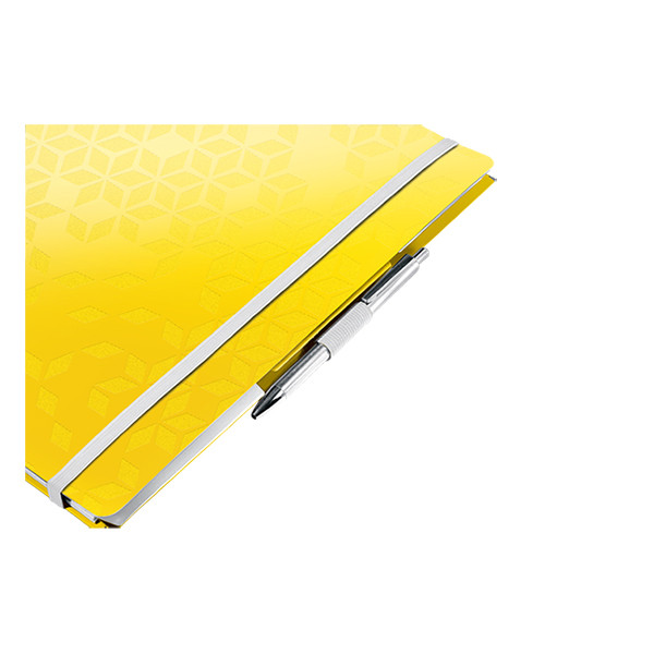 Leitz 4645 WOW Be Mobile cahier à spirale A4 quadrillé 80 g/m² 80 feuilles - jaune 46450016 226143 - 3