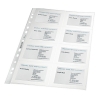 Leitz 4758 premium pochette transparente A4 pour cartes de visite (10 pièces) 47583003 211839 - 1