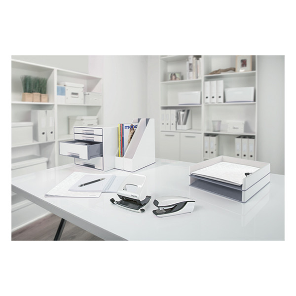 Leitz 5008 NeXXt WOW perforatrice 2 trous (30 feuilles) - blanc métallisé 211868 - 7