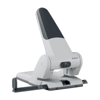 Leitz 5180 Heavy Duty perforatrice 2 trous (65 feuilles) - argent 211396