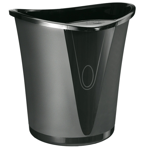 Leitz 5204 Allura corbeille à papier - noir 52040095 211256 - 1