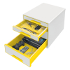 Leitz 5213 WOW module de classement (4 tiroirs) - jaune 52132016 226167 - 2
