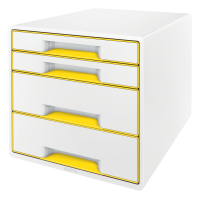 Leitz 5213 WOW module de classement (4 tiroirs) - jaune 52132016 226167