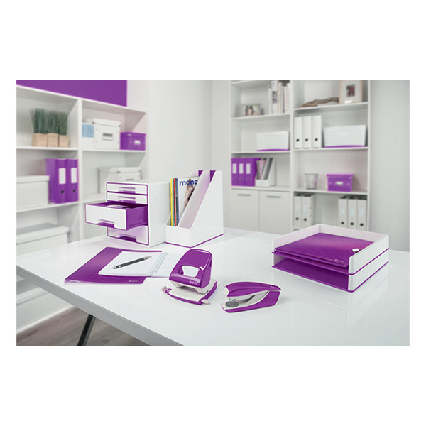 Leitz 5213 WOW module de classement (4 tiroirs) - violet métallisé 52132062 202538 - 6