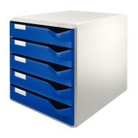 Leitz 5280 module de classement (5 tiroirs) - bleu 52800035 211208