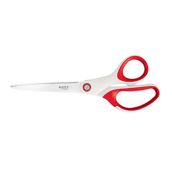 Leitz 5319 WOW ciseaux de bureau en titane 205 mm - rouge 53192026 227656 - 1
