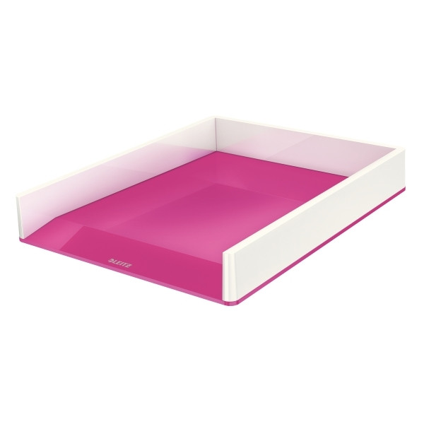 Leitz 5361 WOW bac à courrier bicolore - rose/blanc 53611023 226036 - 1