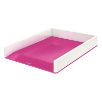 Leitz 5361 WOW bac à courrier bicolore - rose/blanc 53611023 226036