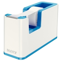 Leitz 5364 WOW dévidoir de ruban adhésif - blanc/bleu 53641036 226045