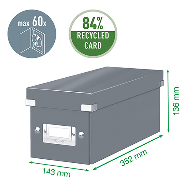 Leitz 6041 WOW boîte pour CD - jaune 60410016 226260 - 2