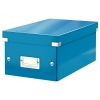Leitz 6042 WOW boîte pour DVD - bleu métallisé