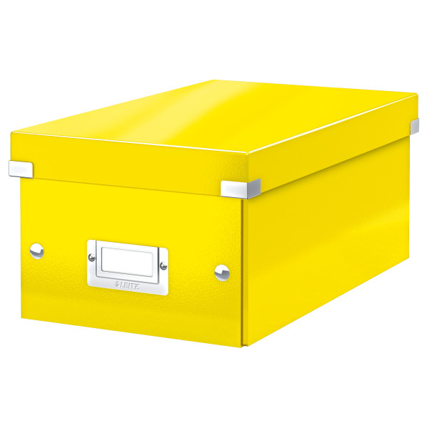Leitz 6042 WOW boîte pour DVD - jaune 60420016 226266 - 1