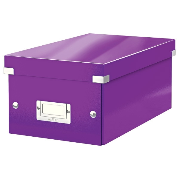 Leitz 6042 WOW boîte pour DVD - violet métallisé 60420062 211953 - 1