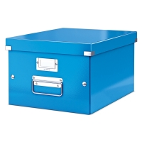 Leitz 6044 WOW boîte de rangement moyenne - bleu métallisé 60440036 211156