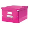 Leitz 6044 WOW boîte de rangement moyenne - rose métallisé