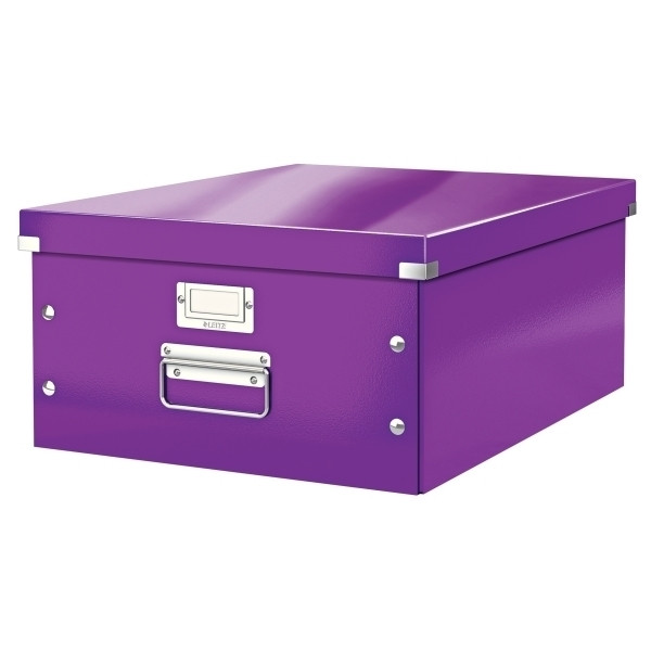 Leitz 6045 WOW grande boîte de rangement - violet 60450062 211753 - 1