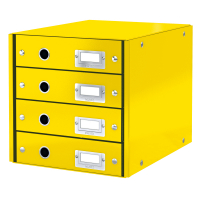 Leitz 6049 WOW module de classement (4 tiroirs) - jaune 60490016 226165