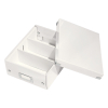 Leitz 6057 WOW petite boîte de rangement à compartiments - blanc métallisé 60570001 211956 - 2