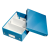 Leitz 6057 WOW petite boîte de rangement à compartiments - bleu métallisé 60570036 211958 - 2