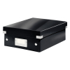 Leitz 6057 WOW petite boîte de rangement à compartiments - noir