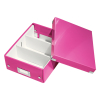 Leitz 6057 WOW petite boîte de rangement à compartiments - rose métallisé 60570023 211957 - 2
