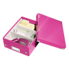 Leitz 6057 WOW petite boîte de rangement à compartiments - rose métallisé 60570023 211957 - 3