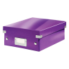 Leitz 6057 WOW petite boîte de rangement à compartiments - violet métallisé