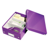 Leitz 6057 WOW petite boîte de rangement à compartiments - violet métallisé 60570062 211961 - 3