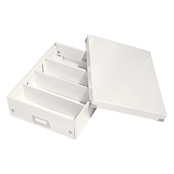 Leitz 6058 WOW boîte de rangement moyenne - blanc 60580001 211758 - 3