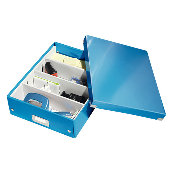 Leitz 6058 WOW boîte de rangement moyenne - bleu 60580036 211760 - 4