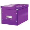 Leitz 6108 grande boîte de rangement cubique - violet