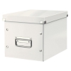 Leitz 6109 boîte de rangement cubique moyenne - blanc 61090001 226075 - 1