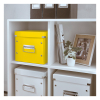 Leitz 6109 boîte de rangement cubique moyenne - jaune 61090016 226264 - 2