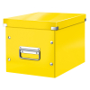 Leitz 6109 boîte de rangement cubique moyenne - jaune