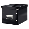 Leitz 6109 boîte de rangement cubique moyenne - noir