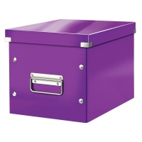 Leitz 6109 boîte de rangement cubique moyenne - violet 61090062 226080