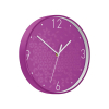 Leitz 9015 WOW horloge murale en plastique avec cadran violet (Ø 29 cm) - violet 90150062 226299