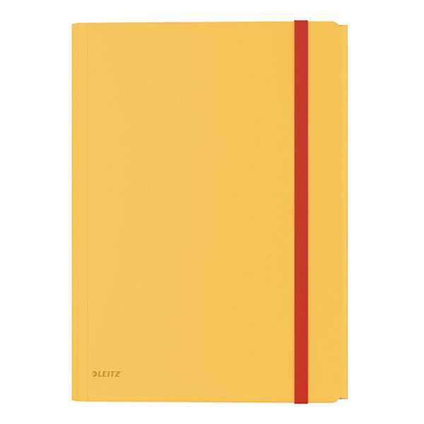 Leitz Cosy Mobile chemise à 3 rabats avec pochette - jaune foncé 46190019 226388 - 1
