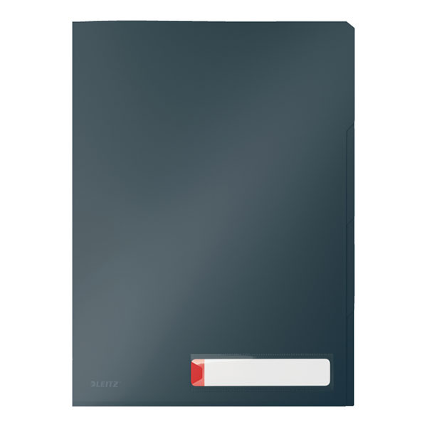 Leitz Cosy Privacy chemise de confidentialité à onglets A4 (3 pièces) - gris velours 47160089 226399 - 1