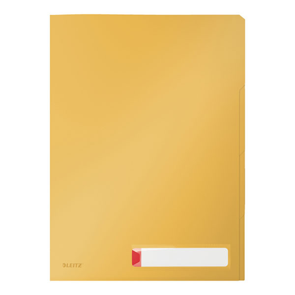 Leitz Cosy Privacy chemise de confidentialité à onglets A4 (3 pièces) - jaune foncé 47160019 226397 - 1