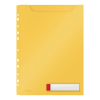 Leitz Cosy Privacy chemise de confidentialité avec bande perforée rétractable A4 (3 pièces) - jaune foncé