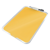 Leitz Cosy chevalet de bureau en verre avec marqueur - jaune foncé 39470019 226427 - 2