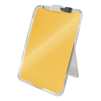 Leitz Cosy chevalet de bureau en verre avec marqueur - jaune foncé 39470019 226427