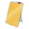 Leitz Cosy chevalet de bureau en verre avec marqueur - jaune foncé