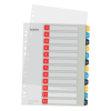 Leitz Cosy intercalaires imprimables en plastique A4 avec 12 onglets (11 trous)